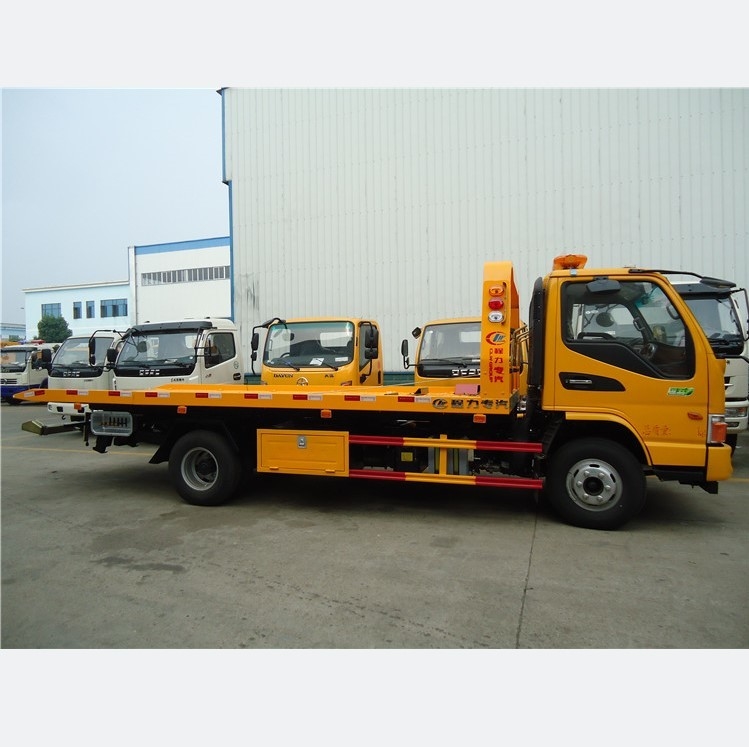 JAC Wheel Lift Tow Truck 100km/H Max Speed, dever de 4 Ton Flatbed Tow Truck Light