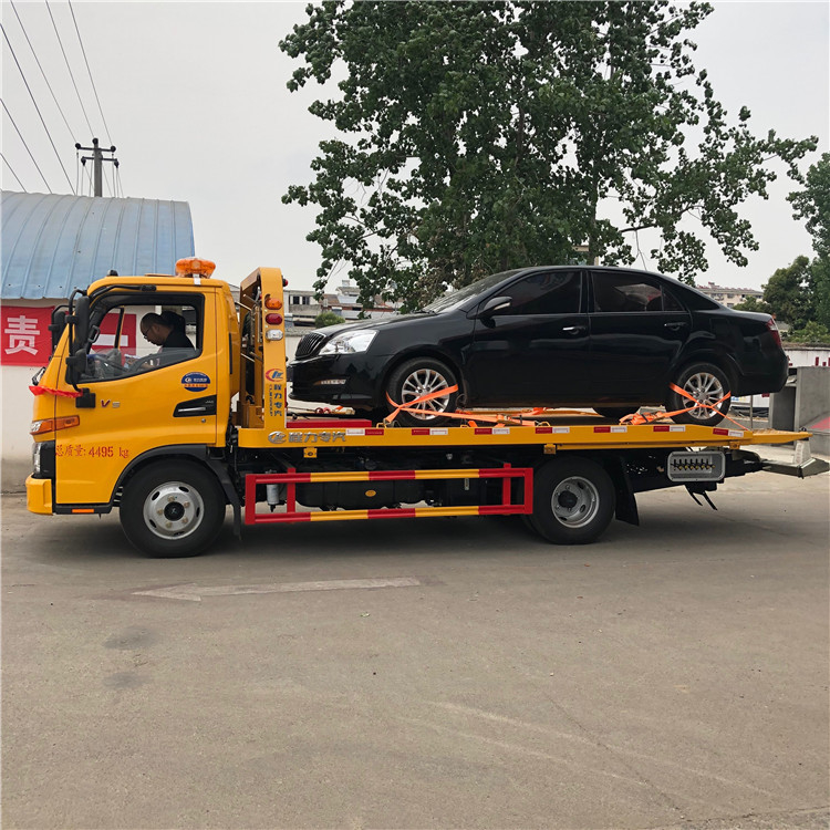 JAC Wheel Lift Tow Truck 100km/H Max Speed, dever de 4 Ton Flatbed Tow Truck Light