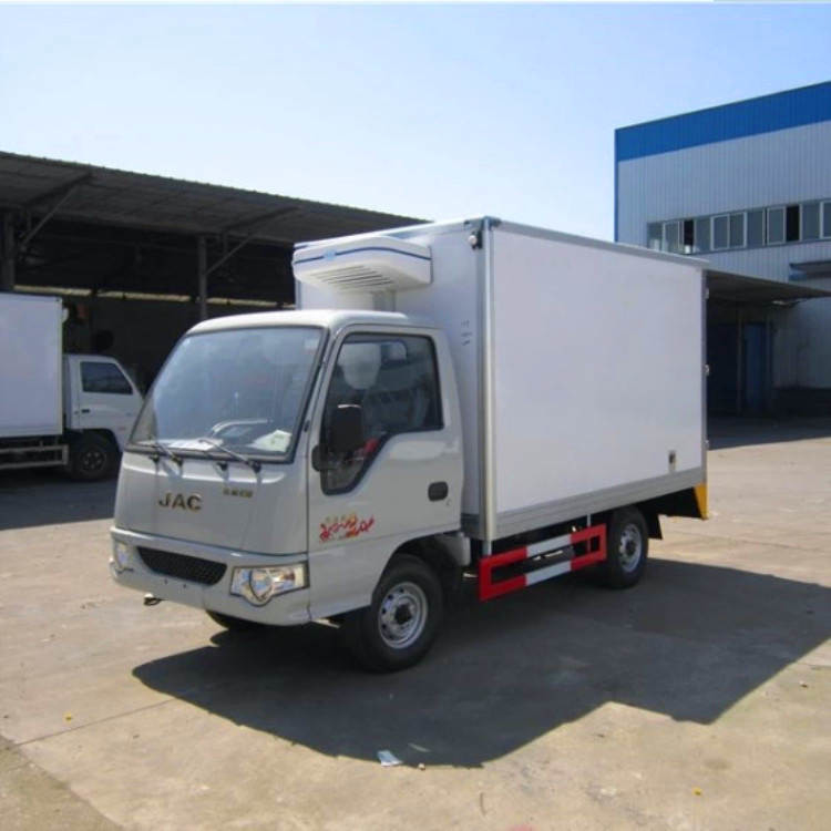 Tipo caminhão Van 110km/H JAC do combustível da gasolina da caixa do refrigerador