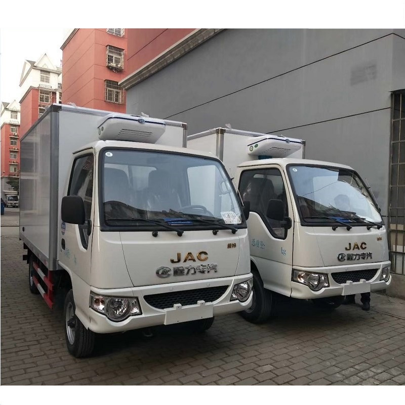 Tipo caminhão Van 110km/H JAC do combustível da gasolina da caixa do refrigerador