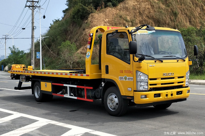 Tipo caminhão de reboque 5600*2350 do Wrecker da emergência milímetro 4x2 do combustível diesel
