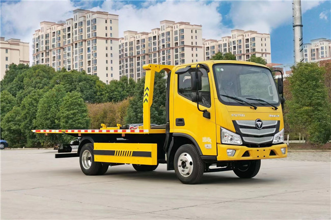 5 Tons Winch Tow Truck FOTON Aumark 4*2 barata Flatbed Truck para venda