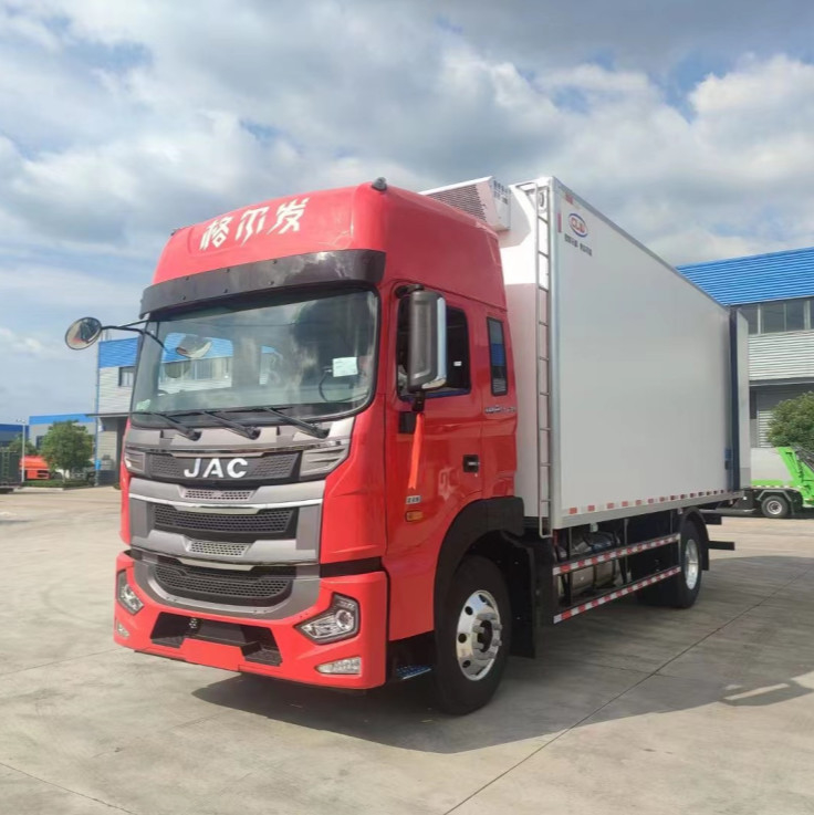 Transporte do alimento de JAC Frozen Food Truck 10 Ton Refrigerated Truck For Frozen