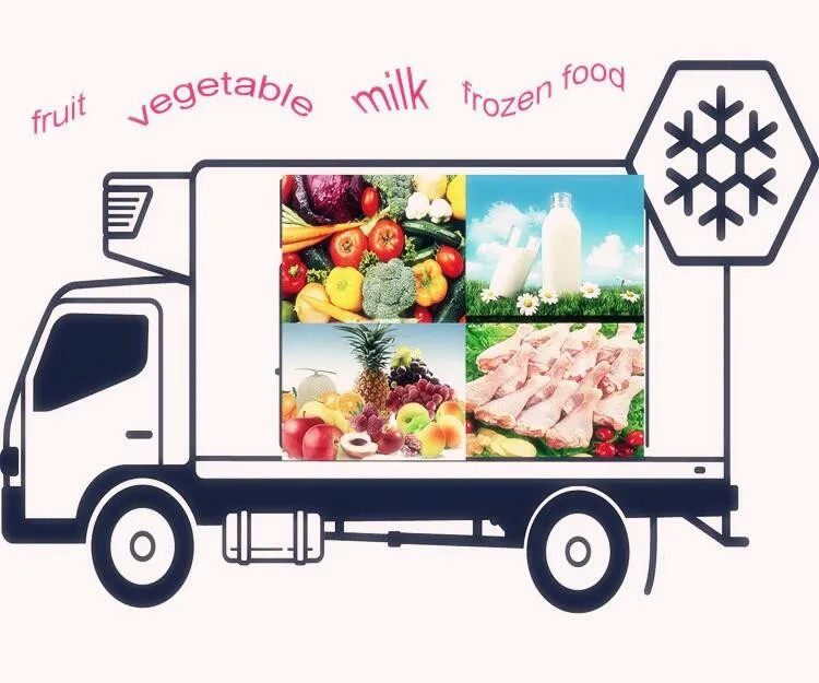 Transporte do alimento de JAC Frozen Food Truck 10 Ton Refrigerated Truck For Frozen