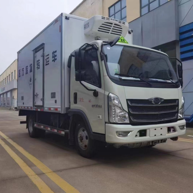 Veículo clínico médico de transferência de desperdício 95km/H do Euro III do veículo de transferência da recusa de Foton 5tons