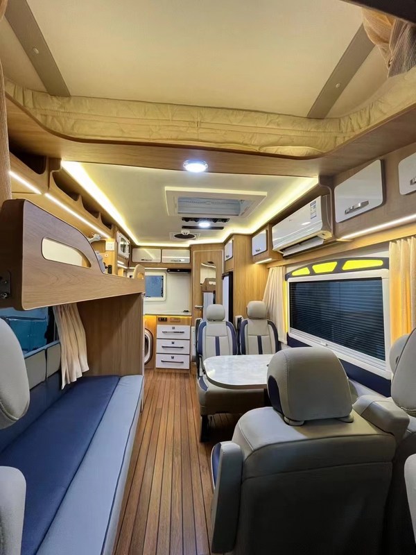 5995x2350x2950mm RV Caravana Van OE Serviço OEM Nu com Ceragem Por Roro Navio