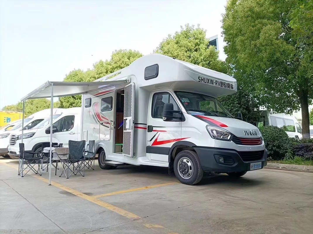 Trailer de viagem RV Camper Motorhome Nu com Ceragem Por Roro Navio Ou Navio a Granel