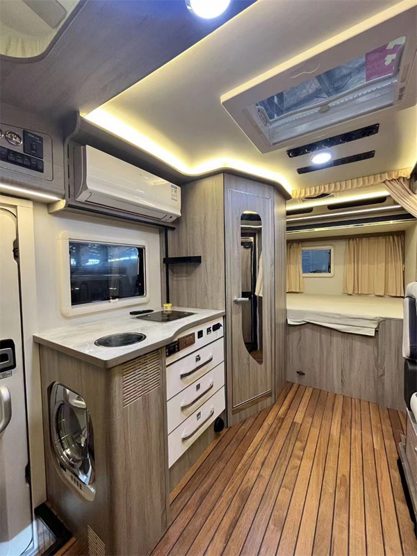 Trailer de viagem RV Camper Motorhome Nu com Ceragem Por Roro Navio Ou Navio a Granel