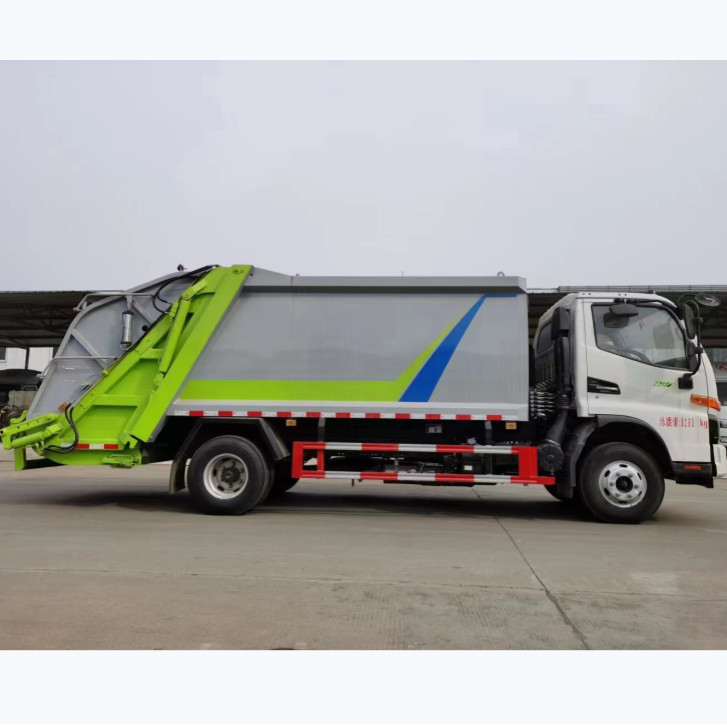 China Brand Dongfeng Pequeno compactador caminhão de lixo com 6.50-16 pneus e peças sobressalentes
