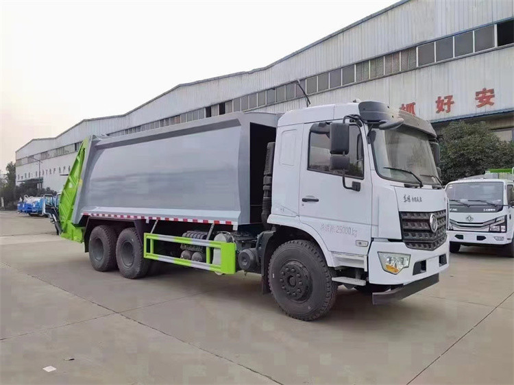 Caminhão de lixo Lavar Dongfeng 5995 Kg Compactor Caminhão de lixo com chassi de aço carbono