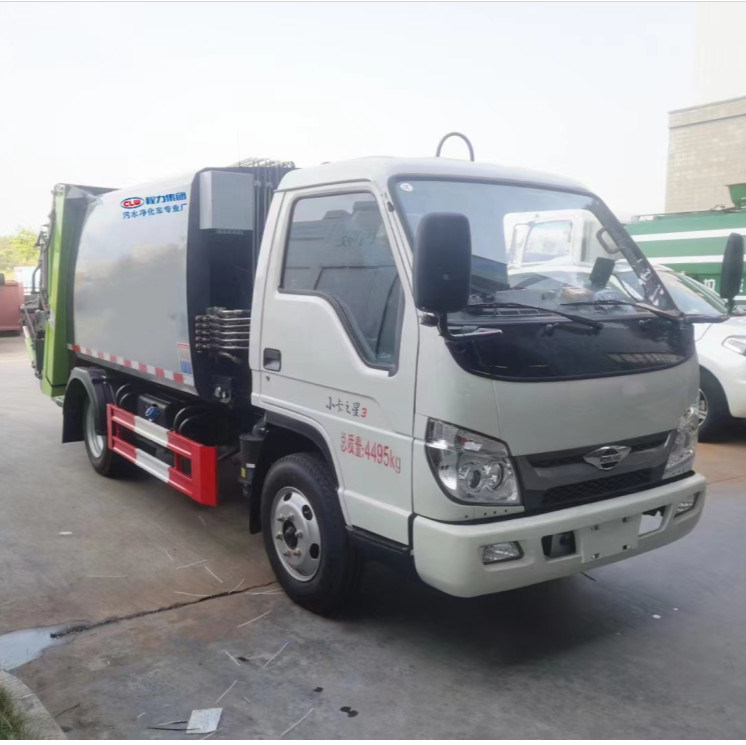 Sistema de controlo Siemens Caminhão de lixo com compactador Velocidade máxima de condução 90 Km/h