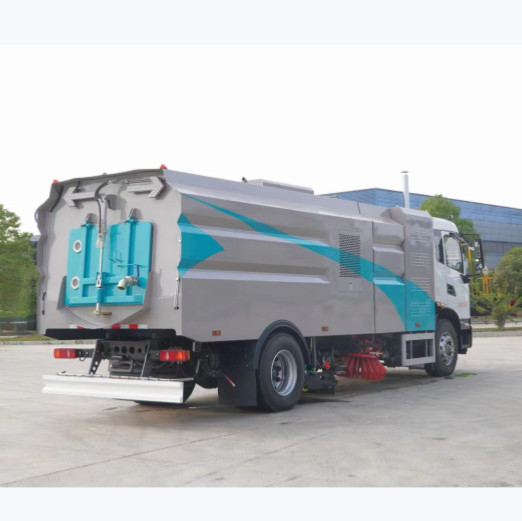 100 Km/H Mini Foton Vacuum Road Sweeper Truck para limpeza completa 95Hp caminhão de varredura