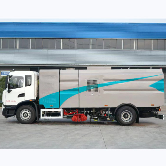 100 Km/H Mini Foton Vacuum Road Sweeper Truck para limpeza completa 95Hp caminhão de varredura