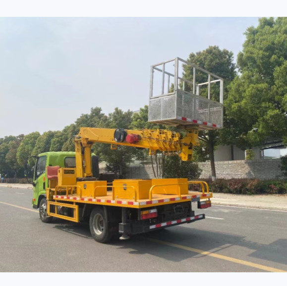Motor de mão esquerda ou direita Plataforma de trabalho aérea Camião 3360mm Base de rodas