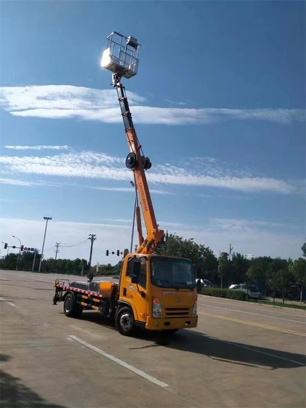 3.5T Plataforma de trabalho aéreo de carga do eixo traseiro para caminhão - QuanChai Q23-132E60 Modelo