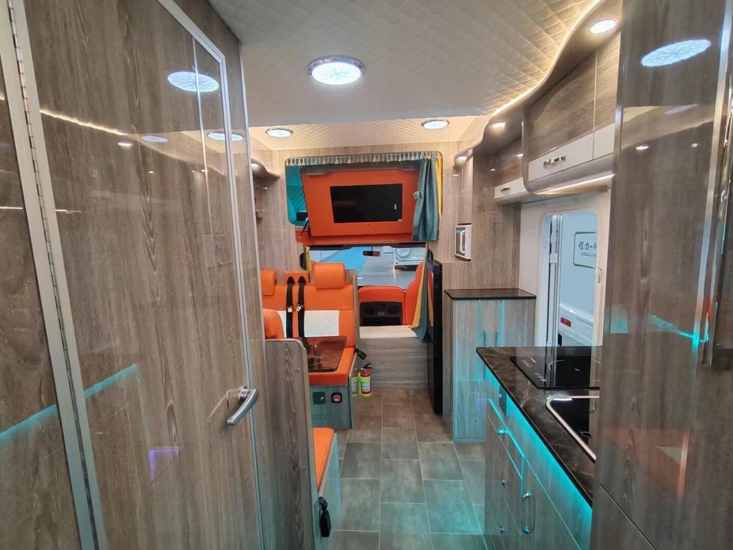 Rv Caravan Yuejin S500 Modelo C Caravana com capacidade de dormir para 4-6 pessoas - CLW OE NO