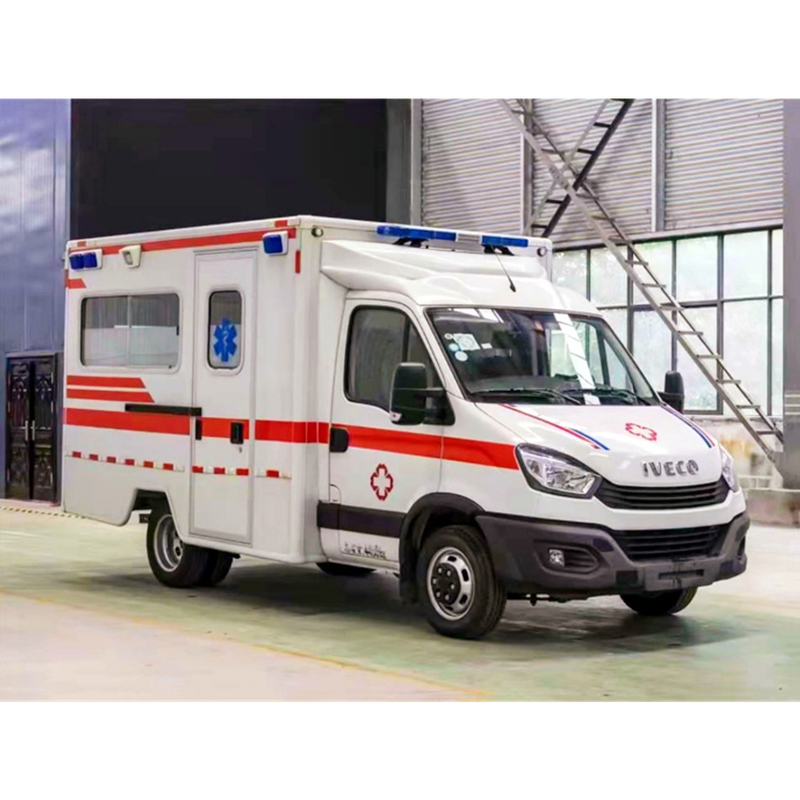 Salão de Ambulância130 Hp Carro de Ambulância Camião - ABS SIM Dimensões Totais 5670×2011×2726 Mm