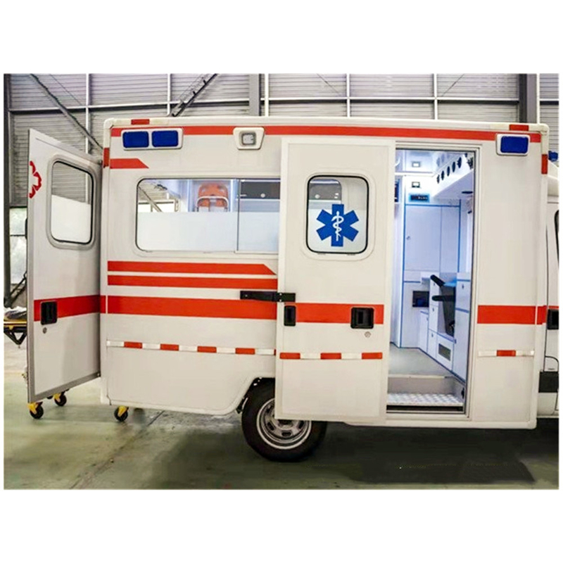 Salão de Ambulância130 Hp Carro de Ambulância Camião - ABS SIM Dimensões Totais 5670×2011×2726 Mm
