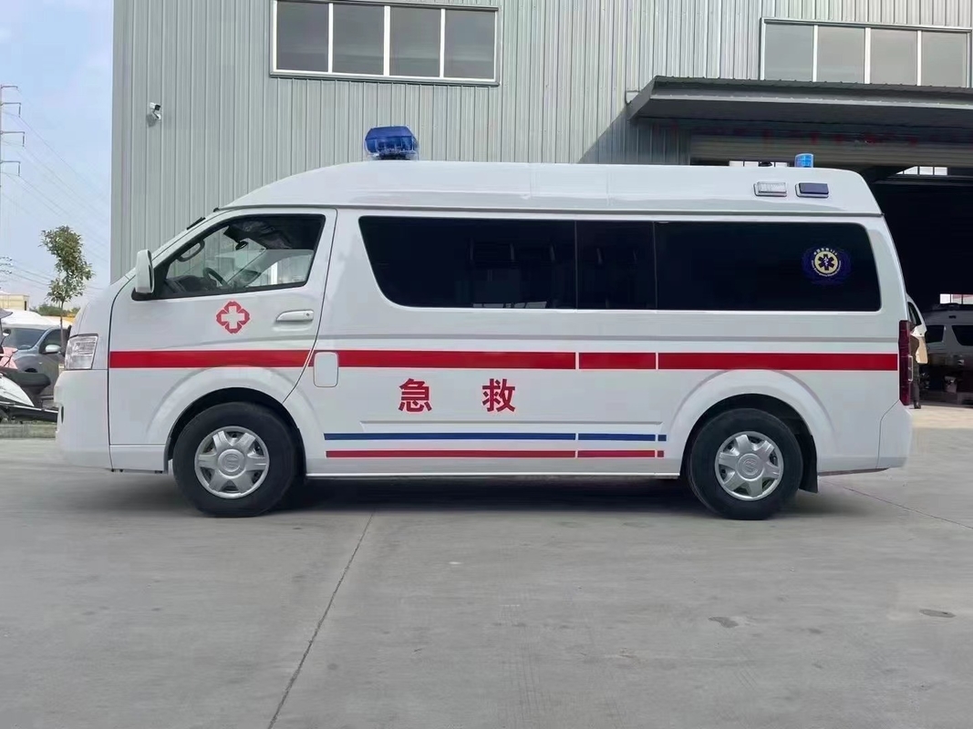 Veículo de ambulância de emergência Foton Euro 5 de 2023 com velocidade máxima de 130 km/h