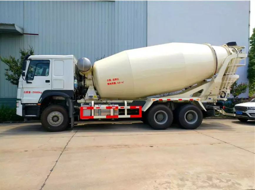 Sinotruk Howo caminhão de mistura de concreto CKD / SKD com capacidade de fornecimento de 15-20 toneladas