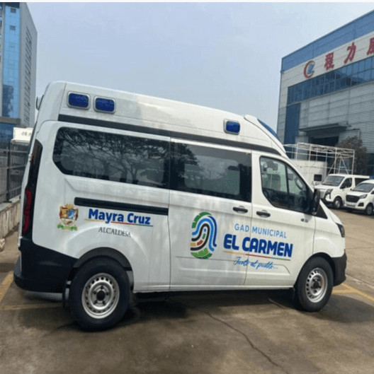 145 km/h Serviço de Emergência Ambulância Diesel Para Venda Com Tipo 215/75r16lt