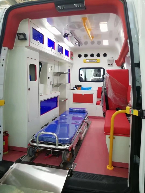 Ambulância de marca japonesa 14/12 ° Ângulo de aproximação/departura 4x2 Veículo Veículo de emergência para situações críticas