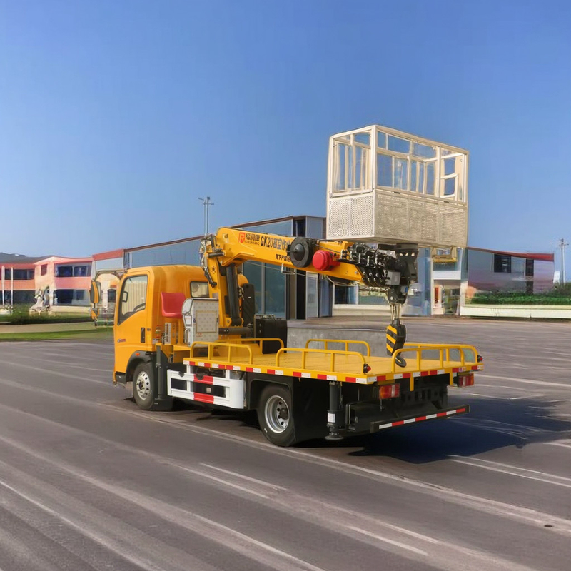 Howo Chassis 4x2 Drive 21M Truck Montado Plataforma de Trabalho Aéreo 95km/H 200kg Carga