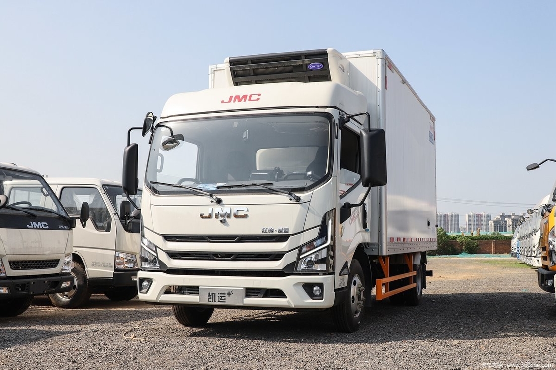 Famous Jmc Light Refrigerated Truck 4x2 Caminhão de transporte de alimentos congelados para venda