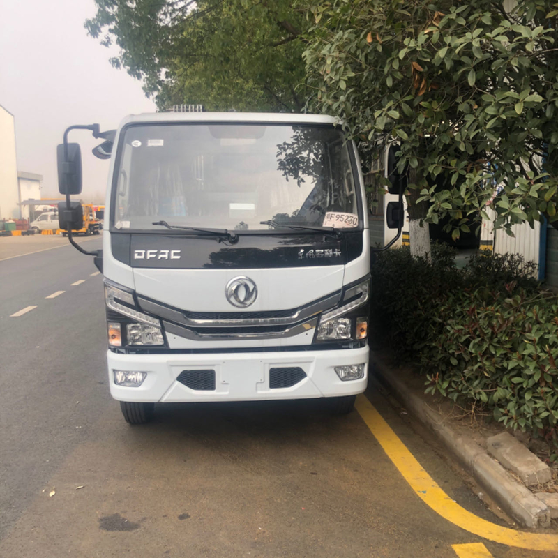2023 Novo caminhão de coleta de lixo Dongfeng Min para venda 7m3 compactador caminhão de lixo
