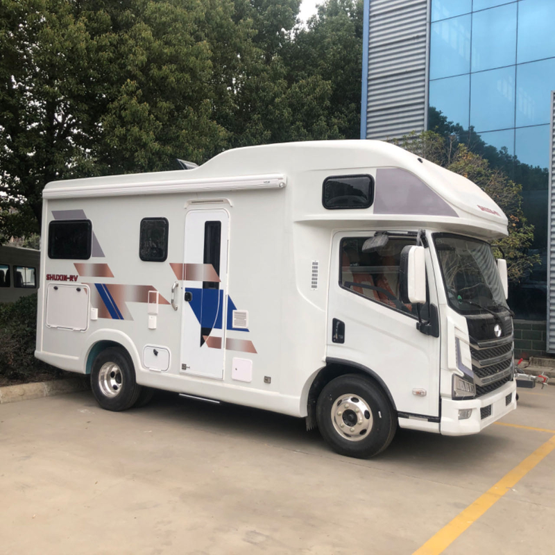Caravana exterior de Van Automatic Transmission 4*2 Motorhome rv do campista de Yuejin Foton