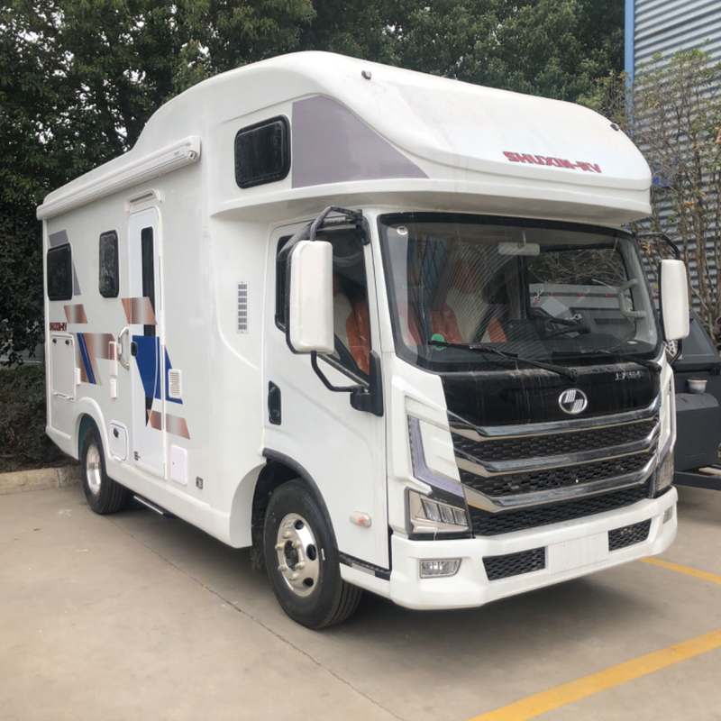 Caravana exterior de Van Automatic Transmission 4*2 Motorhome rv do campista de Yuejin Foton