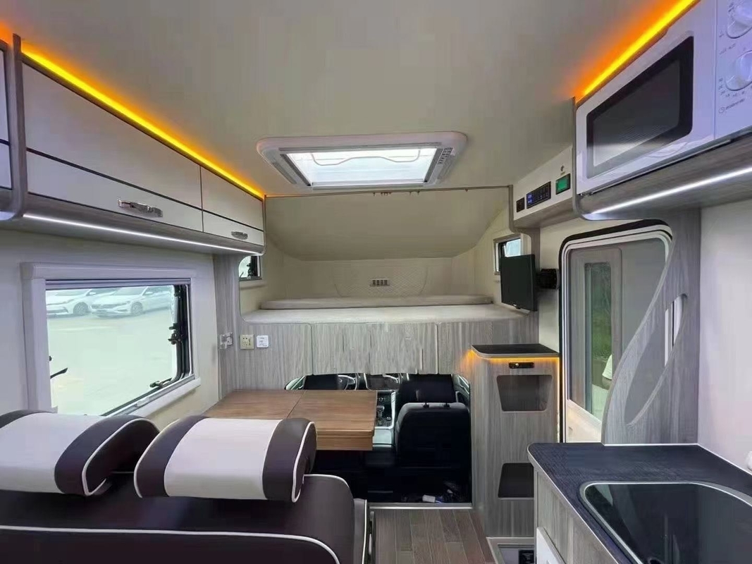 Caravana exterior de Van Automatic Transmission 4*2 Motorhome rv do campista de Yuejin Foton