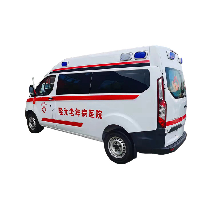 6 lugares Diesel Medium Duty Ambulance Monitoramento de Emergência Ford V362 Transit Van Ambulance