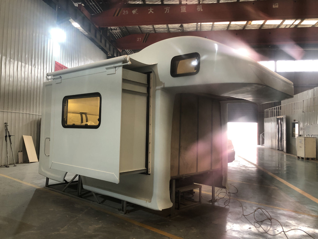 Casa exterior de Van Decorated Shell 220V da caravana da caixa rv da fibra de vidro