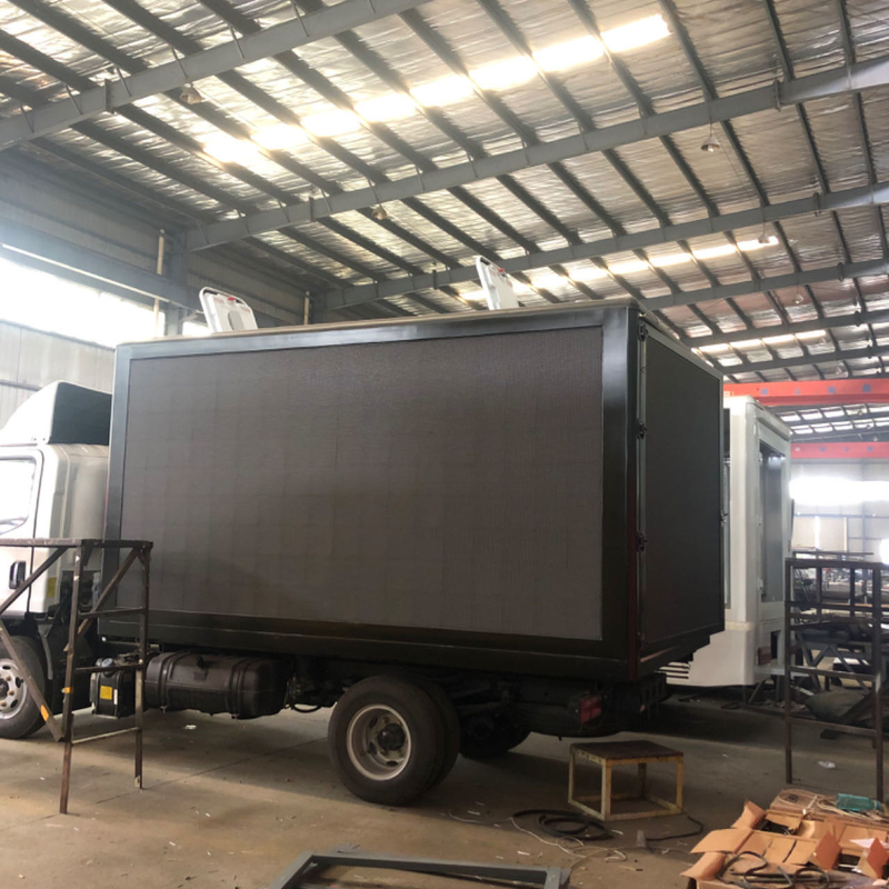 Isuzu Led Display Box Caminhão Pixel Pitch 8mm Mobile Led Screen Billboard Caminhão Publicitário Caminhão Led Para Venda
