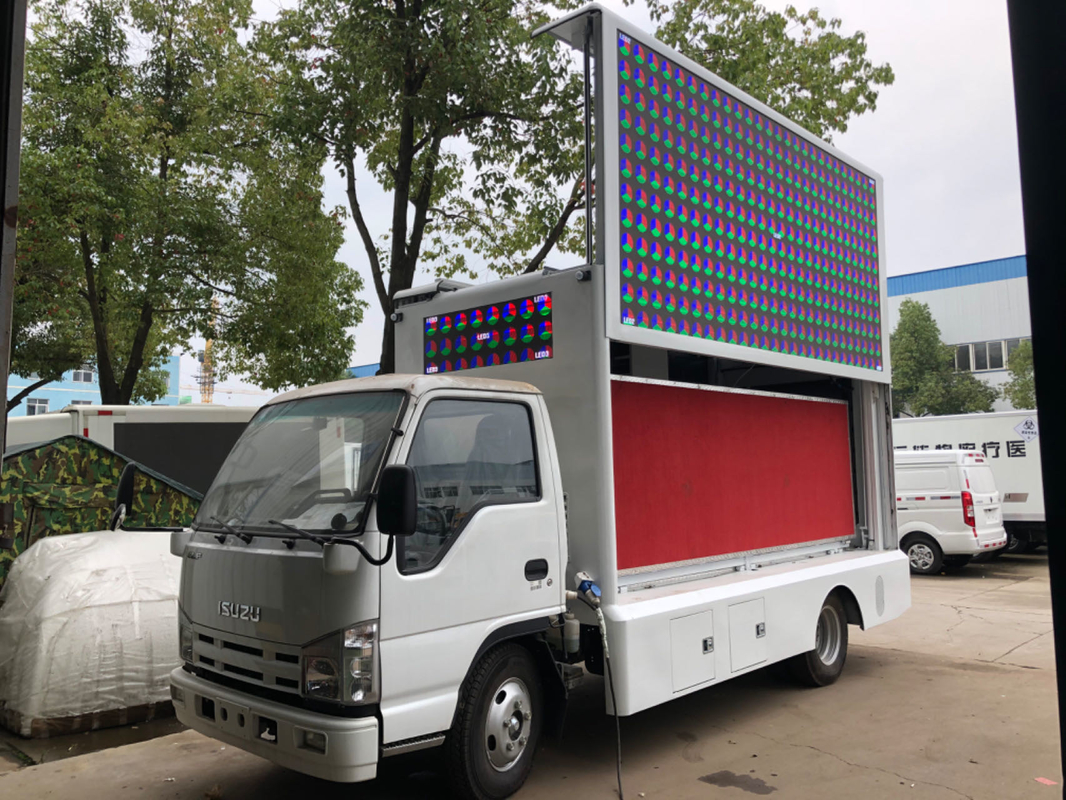 Caminhão de publicidade LED Roving Marca Japão 4,2m Caminhão de palco móvel led pequeno