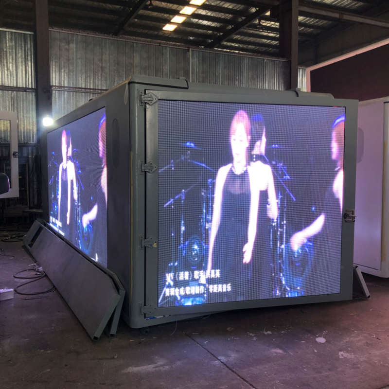 12.5ft*5.6ft P4 P5 P6 Outdoor LED Display Billboard Box 2500kg Capacidade