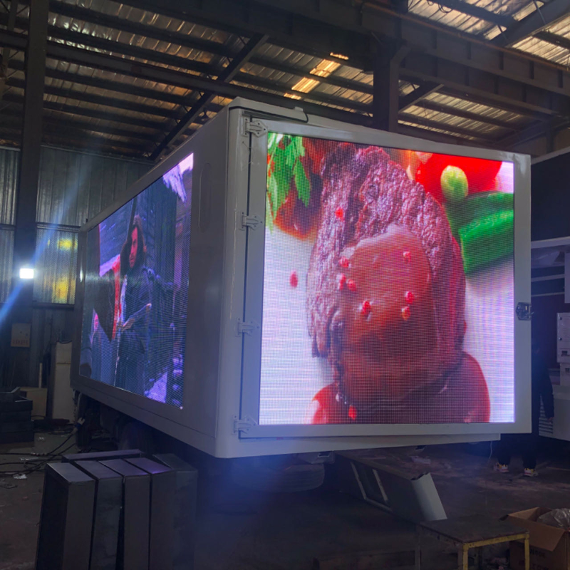 12.5ft*5.6ft P4 P5 P6 Outdoor LED Display Billboard Box 2500kg Capacidade