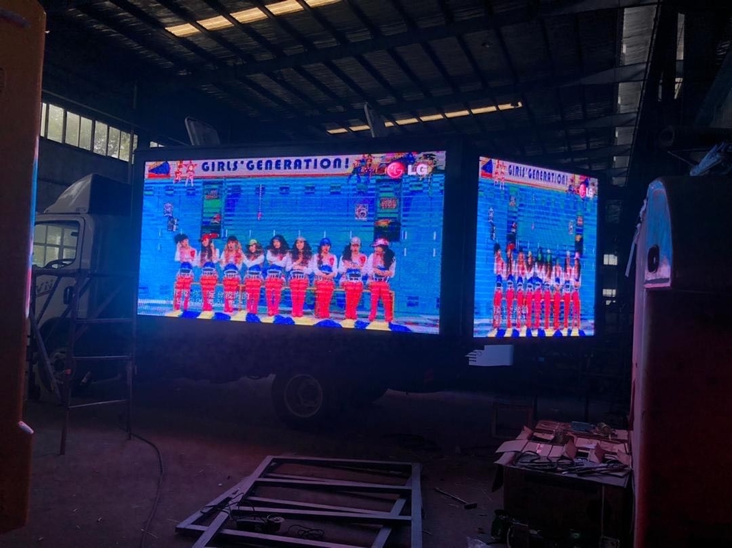 12.5ft*5.6ft P4 P5 P6 Outdoor LED Display Billboard Box 2500kg Capacidade