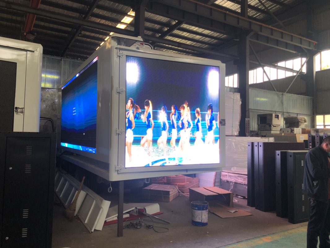 12.5ft*5.6ft P4 P5 P6 Outdoor LED Display Billboard Box 2500kg Capacidade