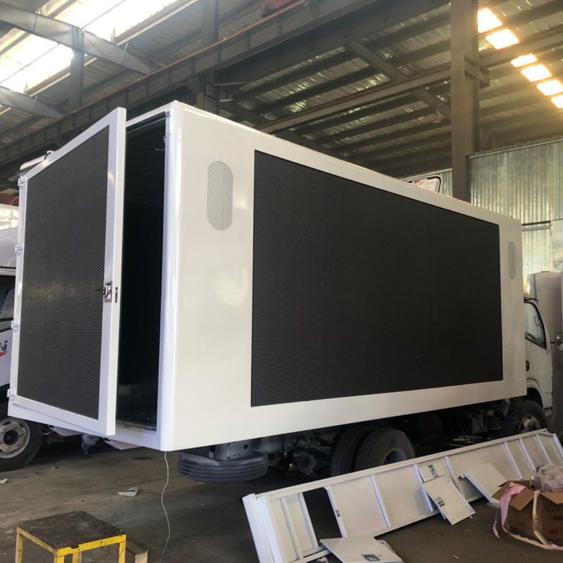 Marca chinesa Carro publicitário móvel P4 P5 P6 P8 P10 caminhão de exibição LED