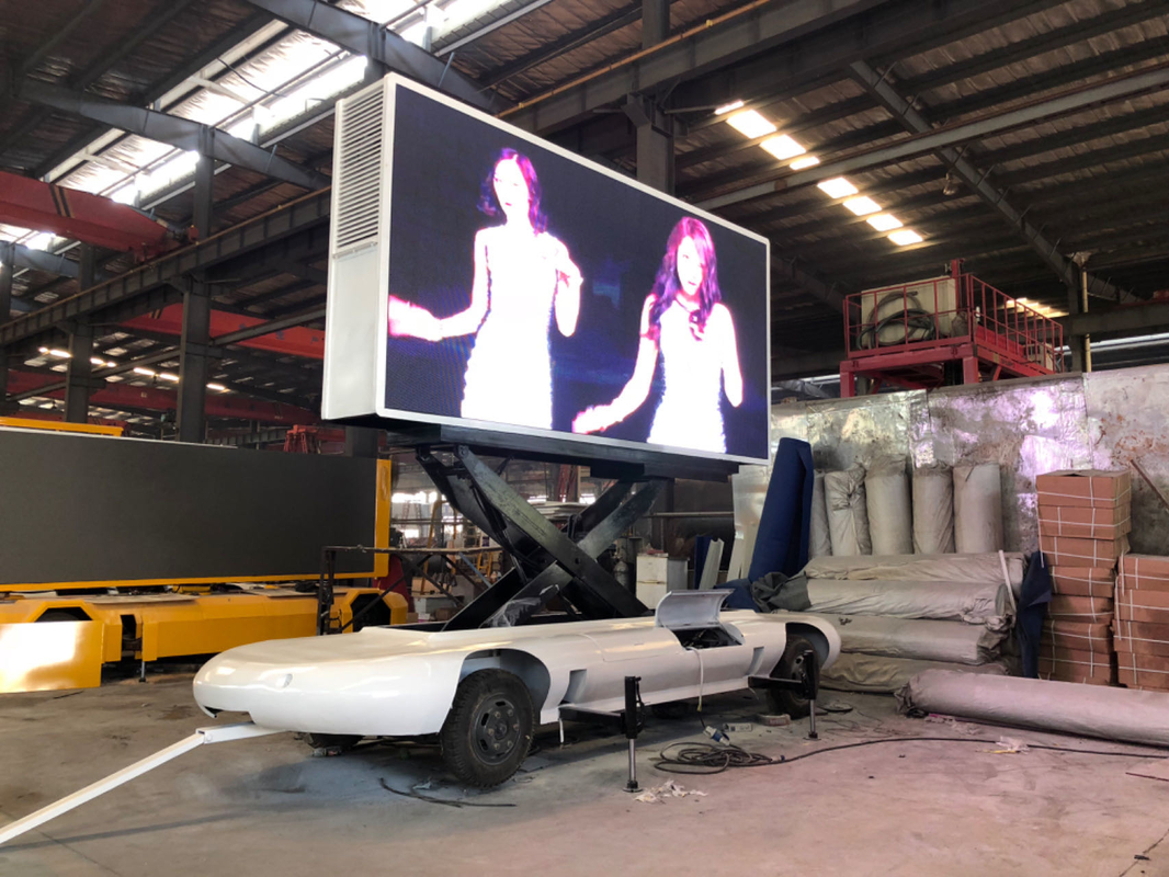 P4 P5 HD Caminhão Trailers Car Mobile Outdoor Publicidade LED Sign Display For Mobile Store