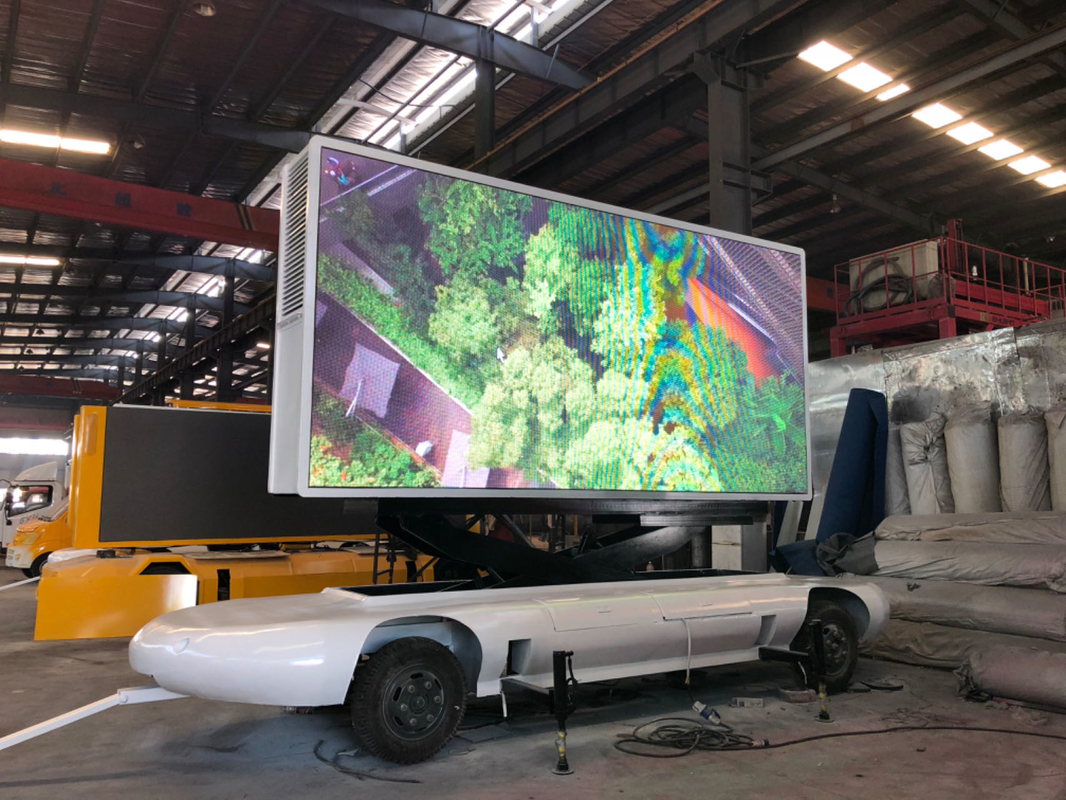 P4 P5 HD Caminhão Trailers Car Mobile Outdoor Publicidade LED Sign Display For Mobile Store