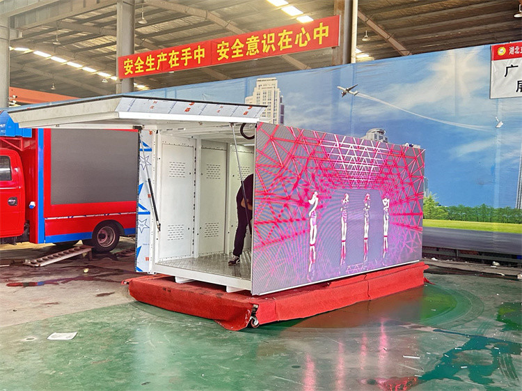 Outdoor Waterproof Mobile Truck Trailer Van led display P4 Led Video painel de parede para publicidade música Festival de exibição