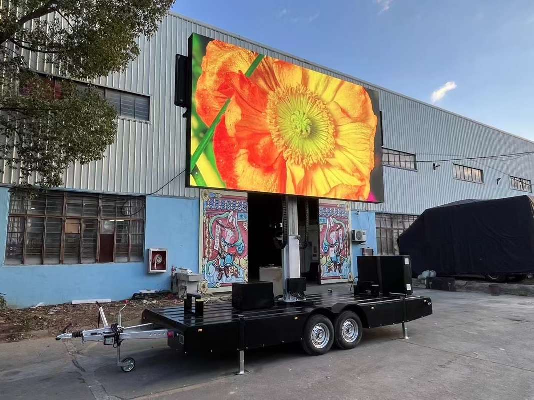 P2.5 P3 P4 P5 P6 P8 P10 Outdoor Mobile Advertising Truck Van Trailer LED Billboard Big Mobile Pantalla LED Display