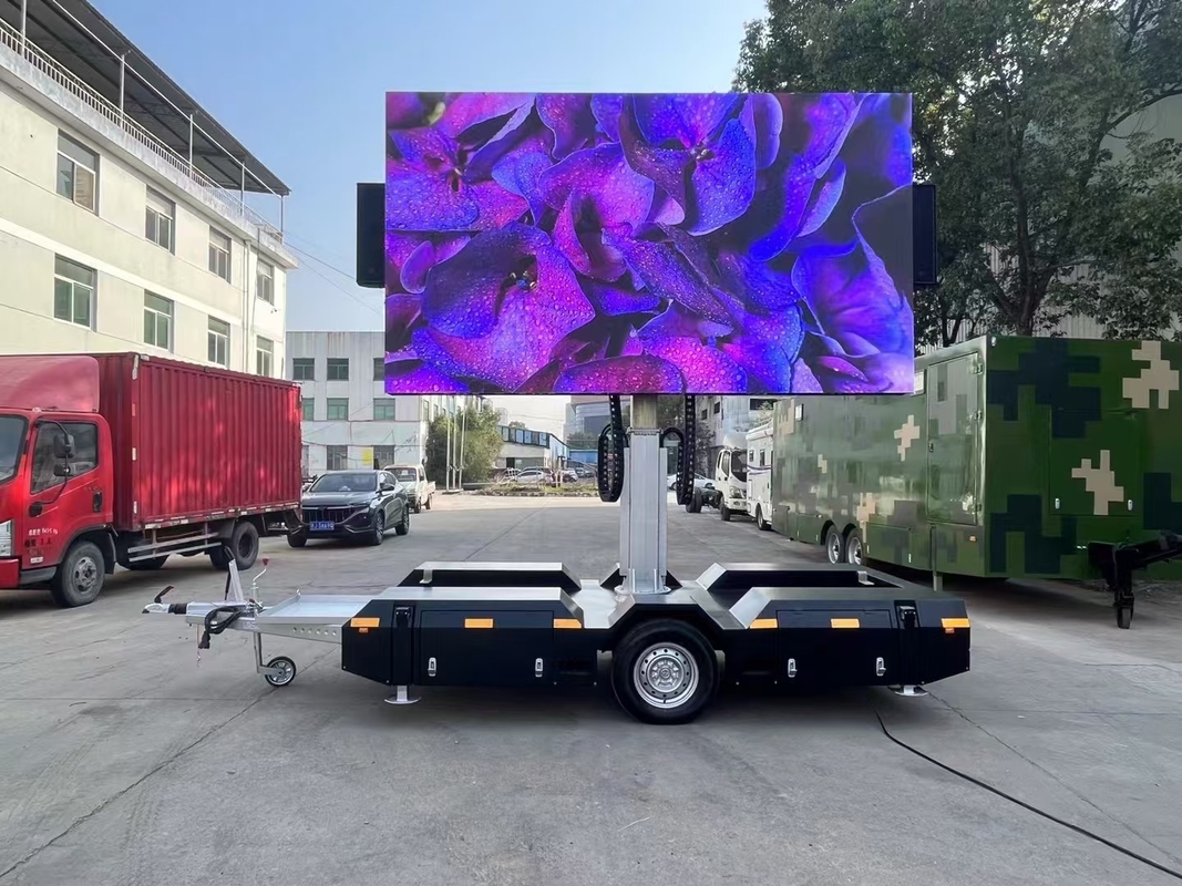 P2.5 P3 P4 P5 P6 P8 P10 Outdoor Mobile Advertising Truck Van Trailer LED Billboard Big Mobile Pantalla LED Display