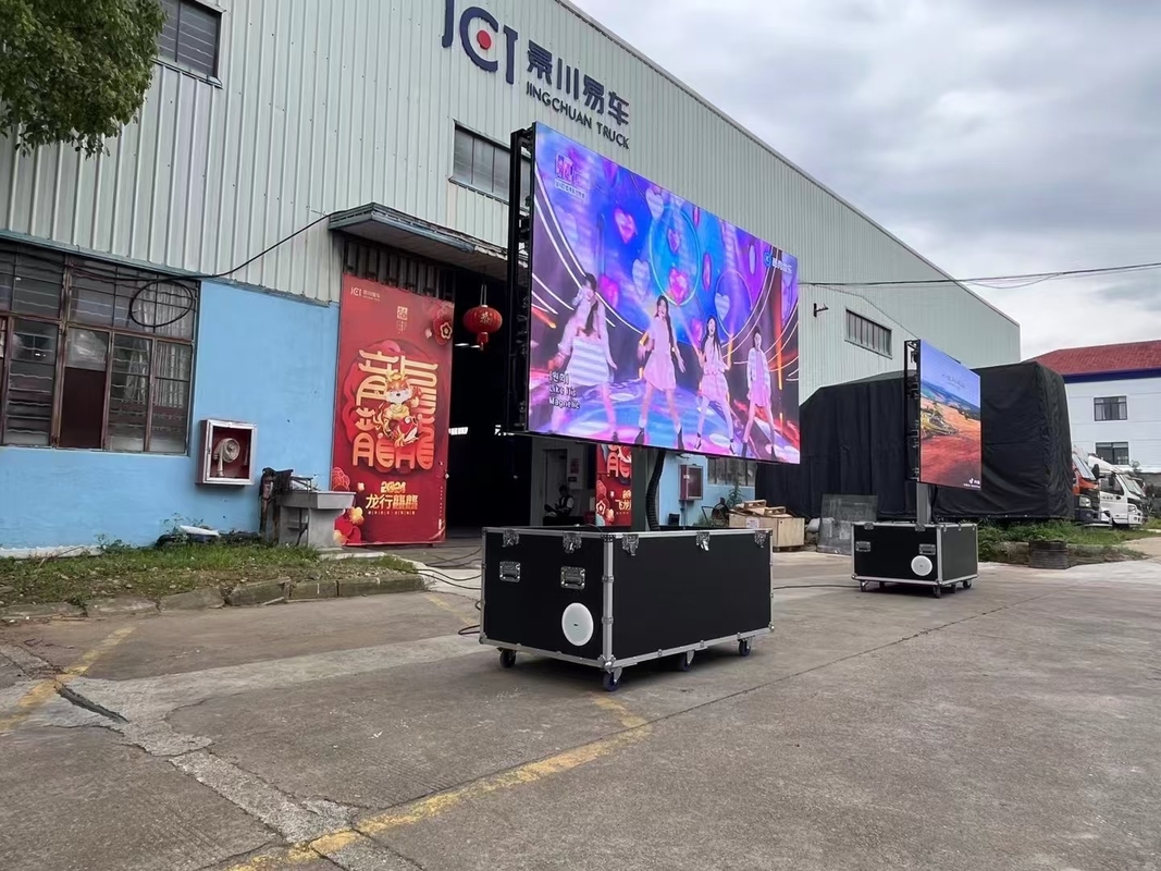 P2.5 P3 P4 P5 P6 P8 P10 Outdoor Mobile Advertising Truck Van Trailer LED Billboard Big Mobile Pantalla LED Display