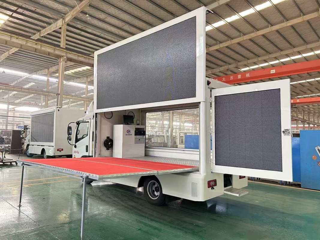 Foton 4X2 Mobile Led Truck Publicidade Impotente P4 P5 P6 Veículo ao ar livre LED Display