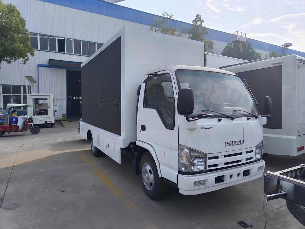 Marca japonesa Isuzu Mobile Led Truck Publicidade P3 P4 P5 Pequeno trailer de exibição LED