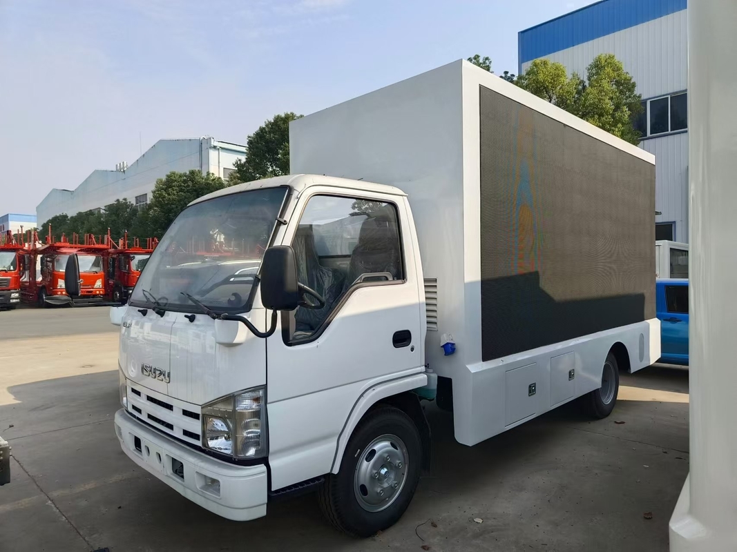 Marca japonesa Isuzu Mobile Led Truck Publicidade P3 P4 P5 Pequeno trailer de exibição LED